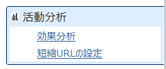 短縮URLの設定